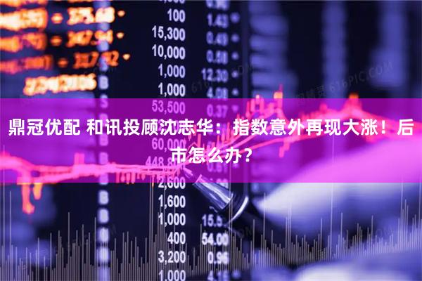 鼎冠优配 和讯投顾沈志华：指数意外再现大涨！后市怎么办？