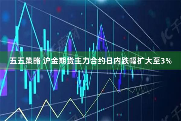 五五策略 沪金期货主力合约日内跌幅扩大至3%
